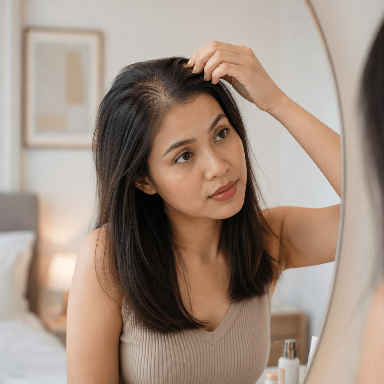 Flat or thin-looking hair