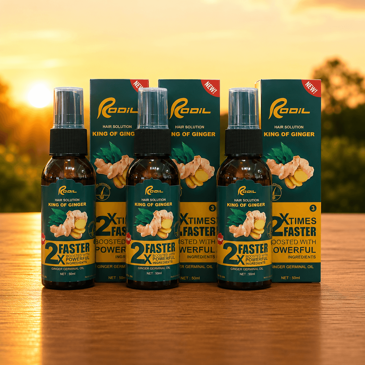 Rodil Hair Growth Power Trio – 3-Month Supply